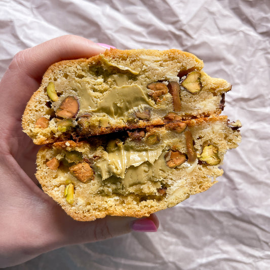 Dream Pistachio Stuffed Cookie