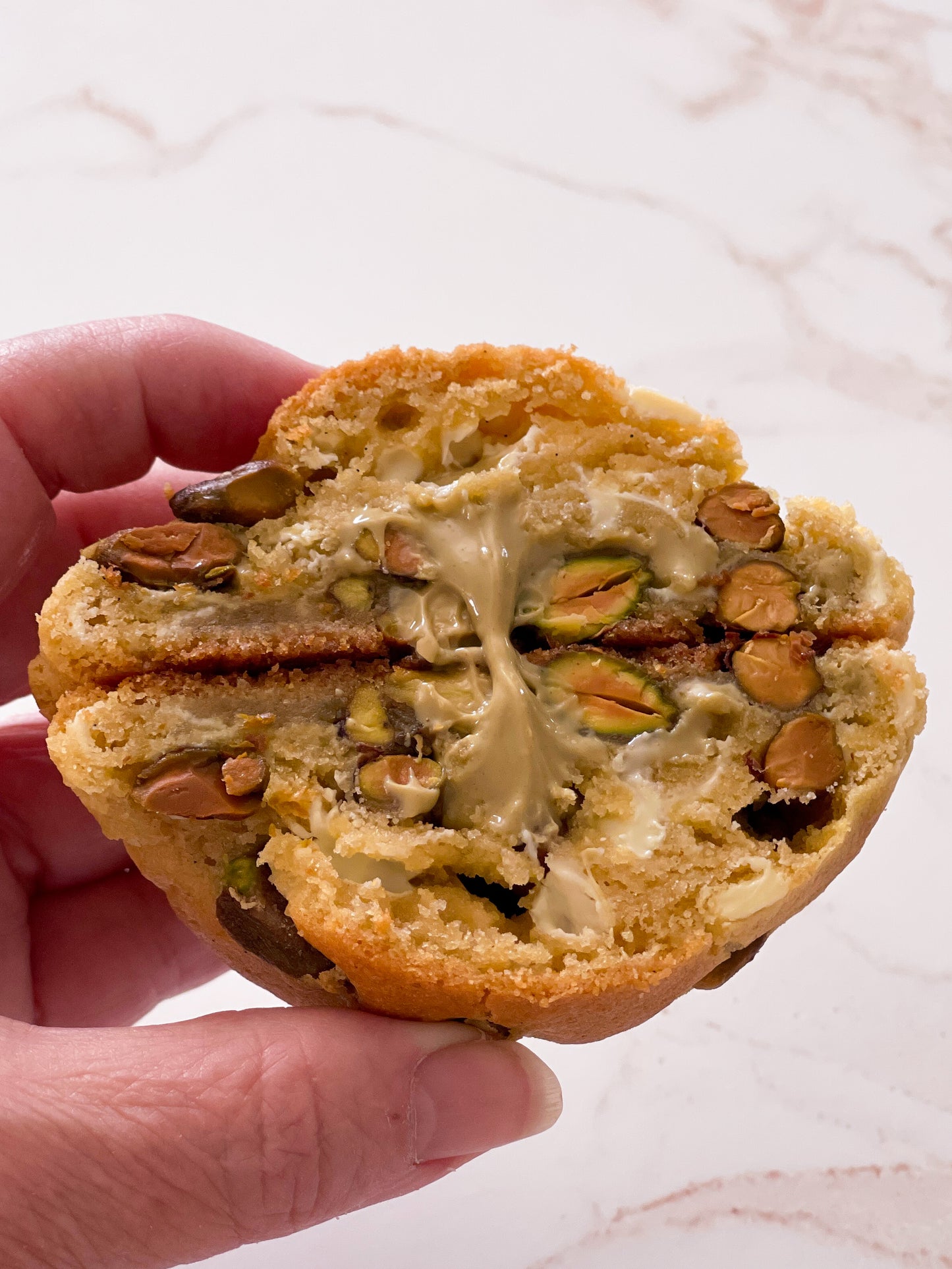 Dream Pistachio Stuffed Cookie